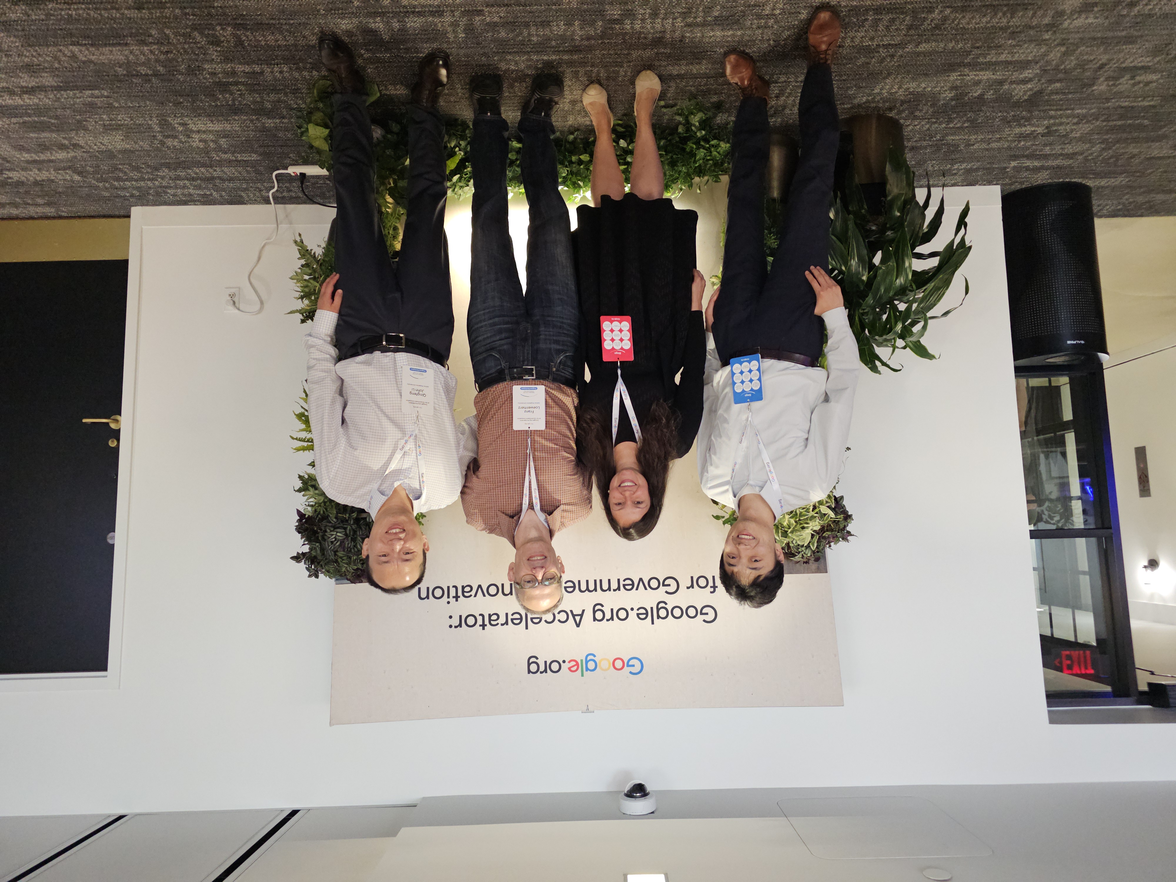 SafeRoads AI team at the Google.org AI for Government Innovation kickoff in Washington, DC